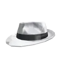 White Sparkle Time Fedora
